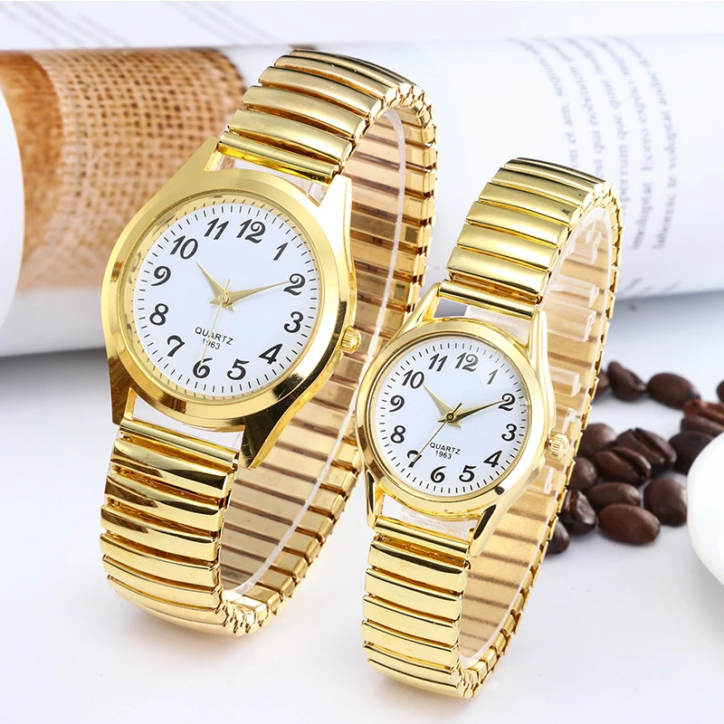 Часы наручные кварцевые для мужчин и женщин Модные Винтажные деловые эластичные
