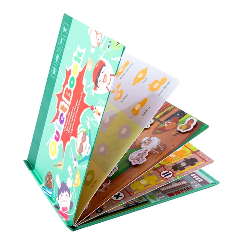 Kids Interactive Book with Cute Shape Sticker Made by Wood Activity Books Preschool Learning Book Montessori Toy Book
Kids Interactive Book with Cute Shape Sticker Made by Wood Activity Books Preschool Learning Book Montessori Toy Book