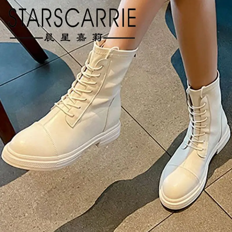 Leather riding boots 2021 autumn and winter British fan bike single boots tide elasticity increase flat bottom ankle boots women
Leather riding boots 2021 autumn and winter British fan bike single boots tide elasticity increase flat bottom ankle boots women