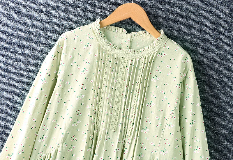 New Spring Women Dress Japan Style Mori Girl Lace O-Neck Floral Print Long Sleeve Loose Cotton Linen Dress Women
New Spring Women Dress Japan Style Mori Girl Lace O-Neck Floral Print Long Sleeve Loose Cotton Linen Dress Women