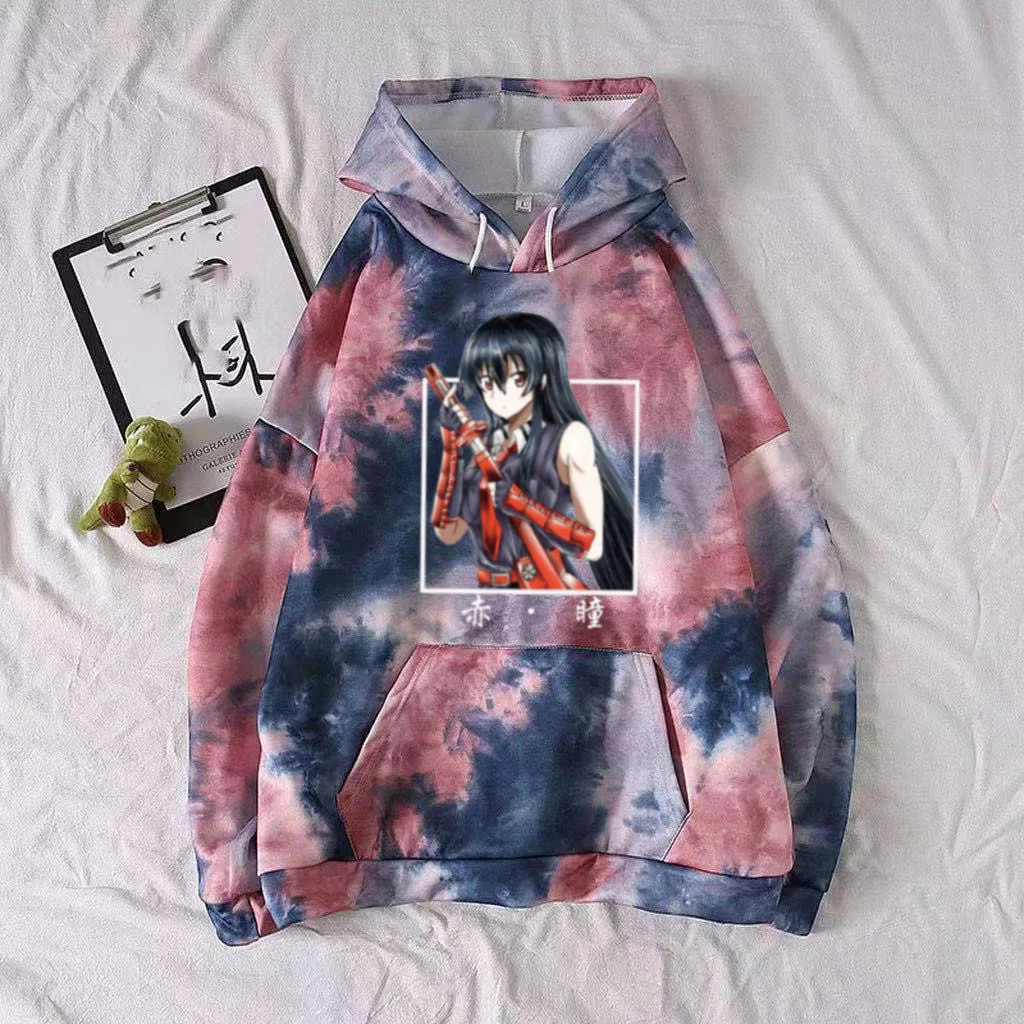 Uniex Anime Akame Tie-dye Hoodie Pullovers Tops Long Sleeve Hip Hop
Uniex Anime Akame Tie-dye Hoodie Pullovers Tops Long Sleeve Hip Hop