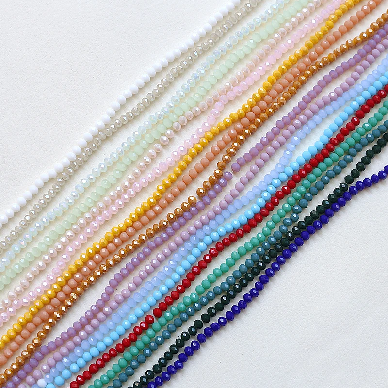 About 120pcs 3mm crystal cut wheel beads whole DIY hand jewelry Hair Bracelet semi-finished accessory materials
About 120pcs 3mm crystal cut wheel beads whole DIY hand jewelry Hair Bracelet semi-finished accessory materials