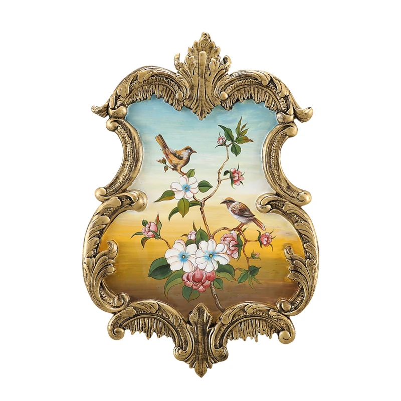 European Resin Flowers And Birds Landscape Oil Painting Wall Hangings Hotel Home Livingroom Wall Sticker Mural Decoration Crafts
European Resin Flowers And Birds Landscape Oil Painting Wall Hangings Hotel Home Livingroom Wall Sticker Mural Decoration Crafts