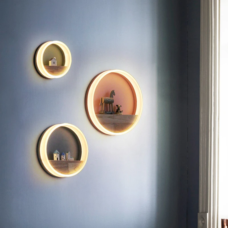 Nordic Creative LED Wall Lamps Modern Acylic Material Cafe Bar Wall Lamp Round Living Room Home Decor Makeup Wall Sconce Lamp
Nordic Creative LED Wall Lamps Modern Acylic Material Cafe Bar Wall Lamp Round Living Room Home Decor Makeup Wall Sconce Lamp