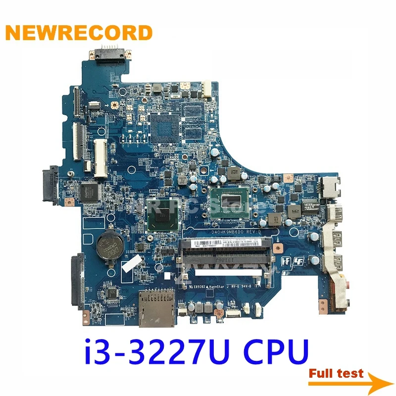 Материнская плата A1945017A DA0HK9MB6D0 для ноутбука Sony VIAO SVF152 с процессором SR0XF i3 3227U CPU