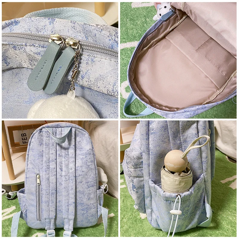 2021 summer new Candy color print women's backpack Retro nylon lady travel backpack Korean version of teenage girl schoolbag
2021 summer new Candy color print women's backpack Retro nylon lady travel backpack Korean version of teenage girl schoolbag