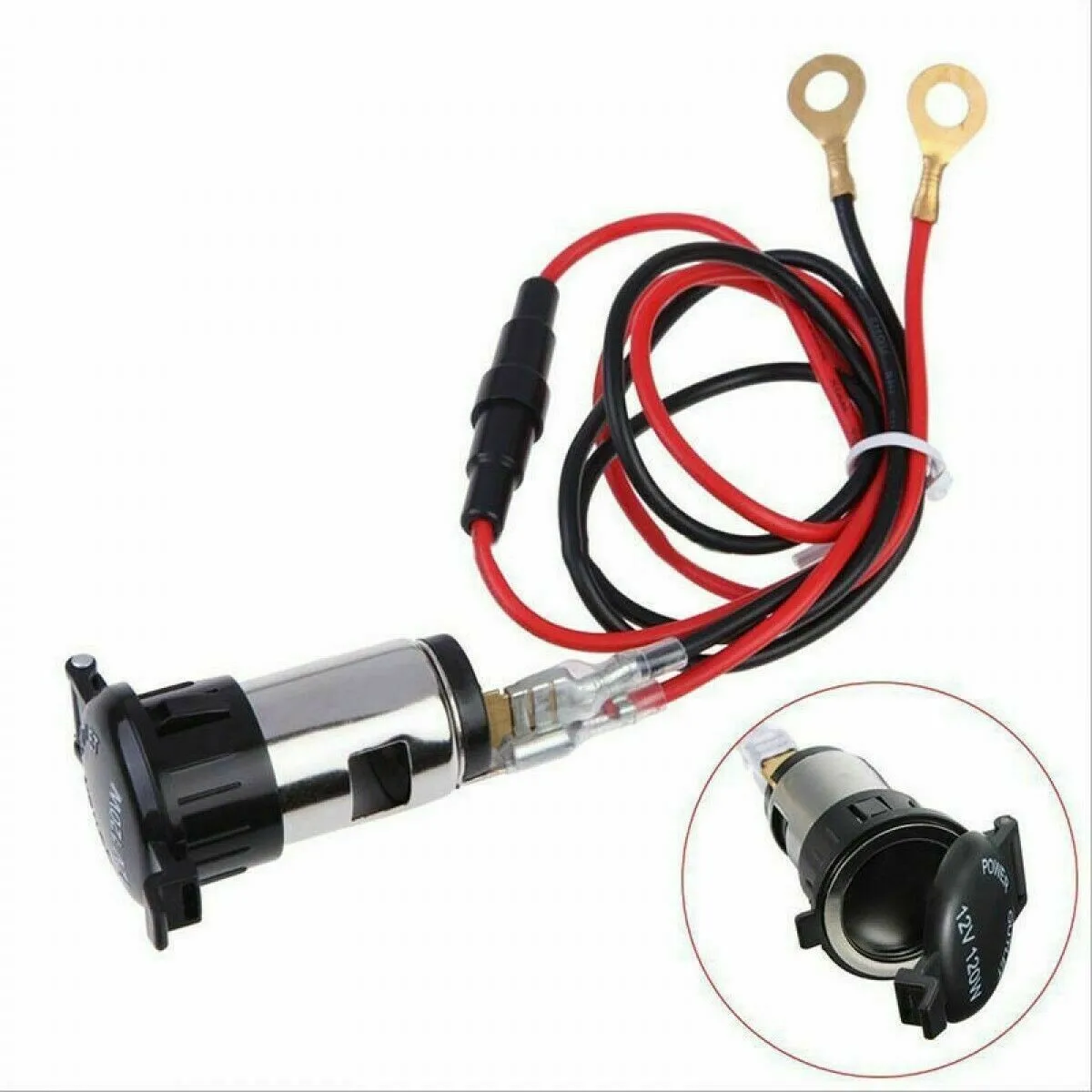 12V USB Car Cigaret Lighter Waterproof Socket Charger Power Adapter Cable Fuse For ATV Car Trunk Boat Motor
12V USB Car Cigaret Lighter Waterproof Socket Charger Power Adapter Cable Fuse For ATV Car Trunk Boat Motor