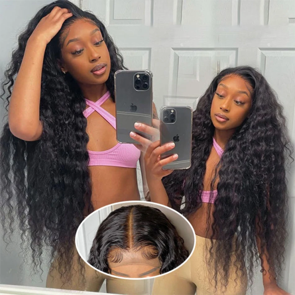 30 inch Loose Deep Wave Lace Front Wig 13x4 Lace Frontal Wigs for Women PrePlucked 4x4 Closure Water Curly Human Hair Wig 180%
30 inch Loose Deep Wave Lace Front Wig 13x4 Lace Frontal Wigs for Women PrePlucked 4x4 Closure Water Curly Human Hair Wig 180%