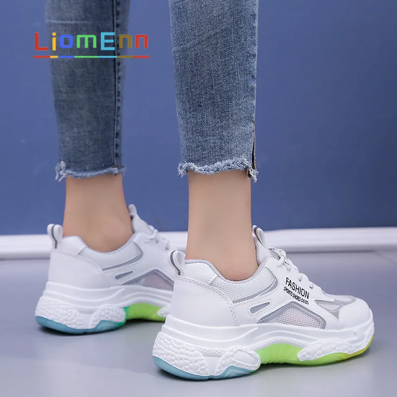2021 New White Chunky Sneakers Women Platform Sport Running Shoes Woman korean Rainbow Sole Tennis Shoes Ladies zapatillas mujer
2021 New White Chunky Sneakers Women Platform Sport Running Shoes Woman korean Rainbow Sole Tennis Shoes Ladies zapatillas mujer