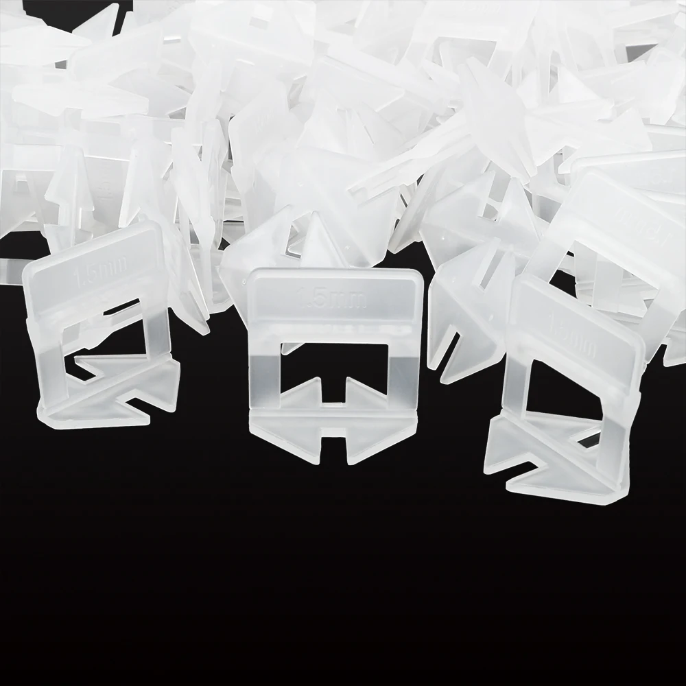 Spacers For Tiling Tools 1.5/2/3mm Ceramic Tile Leveling System Clips Insert Ceramic Tile DIY 100pcs/set PP Plastic Tile Leveler
Spacers For Tiling Tools 1.5/2/3mm Ceramic Tile Leveling System Clips Insert Ceramic Tile DIY 100pcs/set PP Plastic Tile Leveler