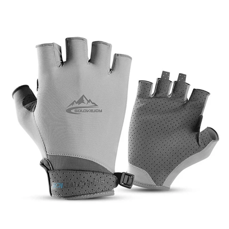Fingerless Fishing Gloves for Men Women UV Sun Protection Non-slip Half Finger Glove for Fishing Paddling Sailing Rowing
Fingerless Fishing Gloves for Men Women UV Sun Protection Non-slip Half Finger Glove for Fishing Paddling Sailing Rowing