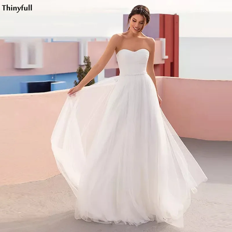 Простые пляжные свадебные платья Thinyfull, милое мягкое Тюлевое платье-трапеция в стиле бохо, платья невесты на молнии сзади, дешевое индивидуа...
Простые пляжные свадебные платья Thinyfull, милое мягкое Тюлевое платье-трапеция в стиле бохо, платья невесты на молнии сзади, дешевое индивидуа...