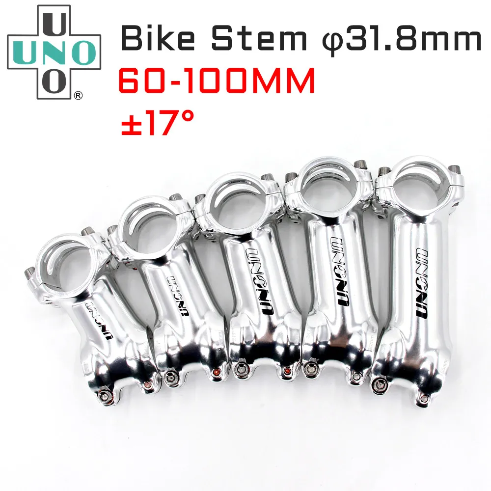 UNO 17 Degree Aluminium Alloy Road Bike Stem 31.8*60-100mm MTB Bicycle Stem Cycling Accessories
UNO 17 Degree Aluminium Alloy Road Bike Stem 31.8*60-100mm MTB Bicycle Stem Cycling Accessories