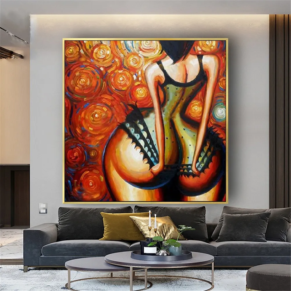 Exaggerated Art Canvas Painting Body Art Decorative Wall Painting Pure Hand-painted Abstract Oil Painting Home Hotel Decor mural
Exaggerated Art Canvas Painting Body Art Decorative Wall Painting Pure Hand-painted Abstract Oil Painting Home Hotel Decor mural