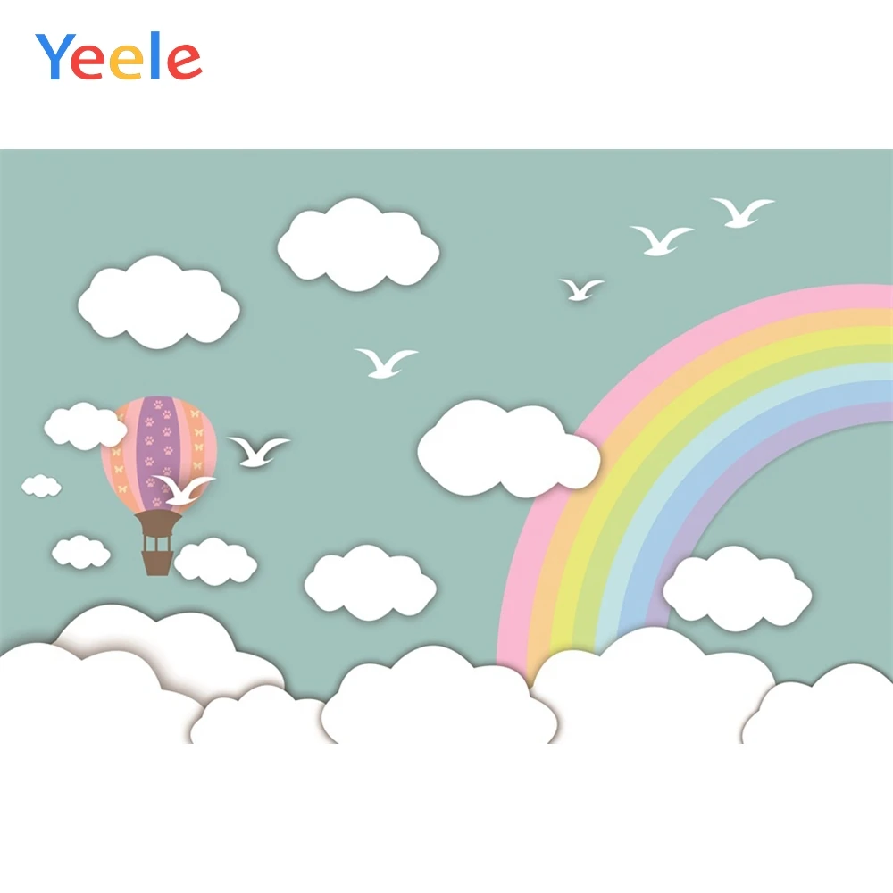 Hot Air Balloon Pigeon Rain Bow Cloud Baby Shower Birthday Backdrop Photography Custom Photographic Background For Photo Studio
Hot Air Balloon Pigeon Rain Bow Cloud Baby Shower Birthday Backdrop Photography Custom Photographic Background For Photo Studio