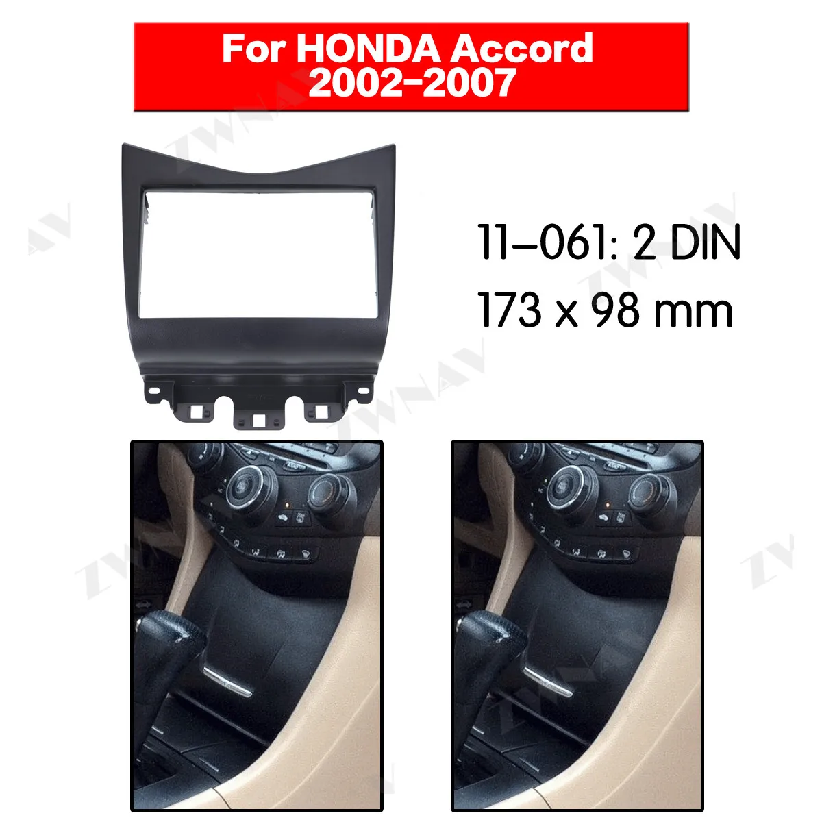 Радио Facia для Honda Accord 2002-2007 (черный) 2DIN кронштейн dvd плеер фасции автомобиля стерео радио установка тире
Радио Facia для Honda Accord 2002-2007 (черный) 2DIN кронштейн dvd плеер фасции автомобиля стерео радио установка тире