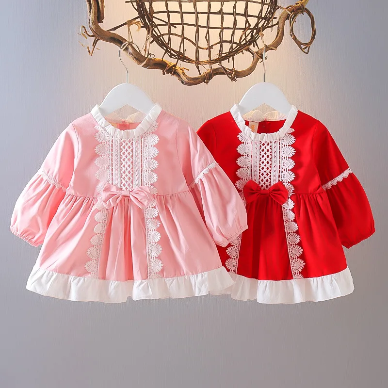 0-36M Baby Girl Clothes Spring Autumn Long Sleeve Girls Dress Fashion Lolita Princess Dress Infant Party Dress Children Clothing
0-36M Baby Girl Clothes Spring Autumn Long Sleeve Girls Dress Fashion Lolita Princess Dress Infant Party Dress Children Clothing