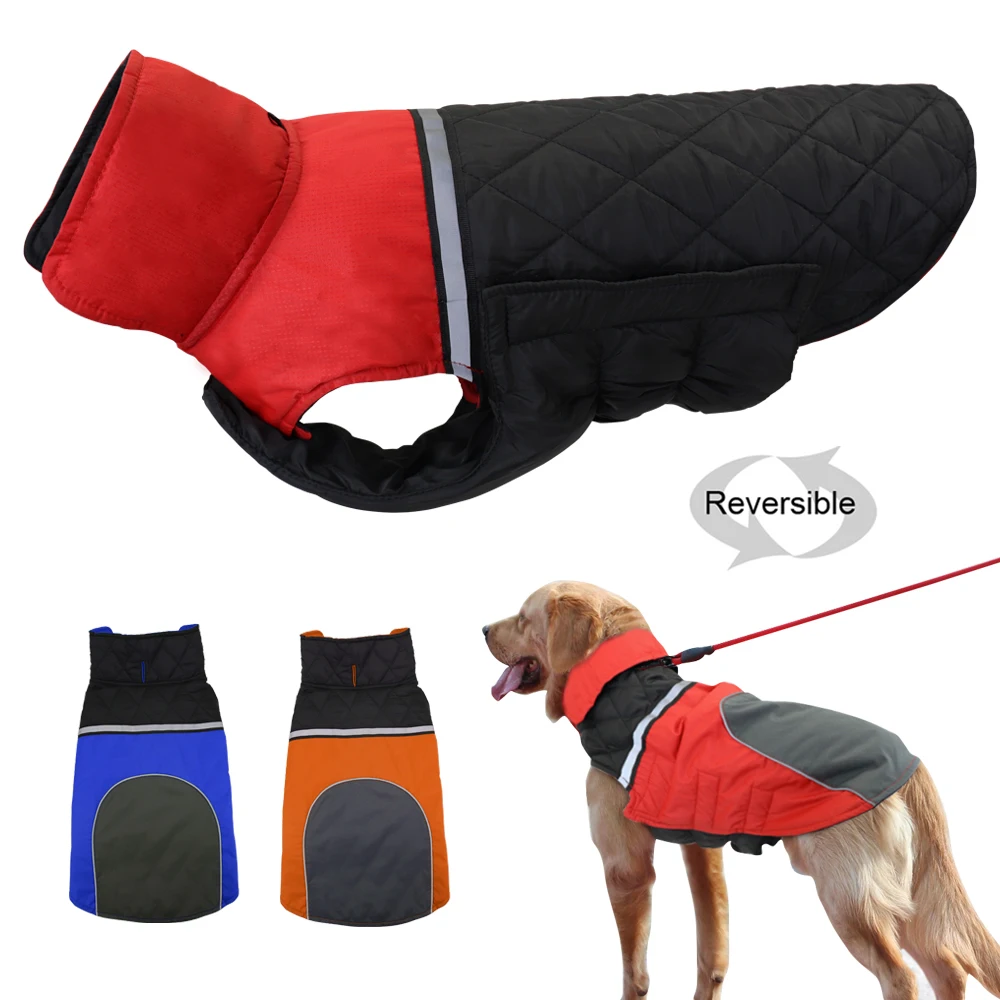 Winter Dog Clothes Coat Waterproof Pet Dog Jacket Vest Warm Dogs Clothing Outfit For Medium Large Dogs Reflective Design S-2XL
Winter Dog Clothes Coat Waterproof Pet Dog Jacket Vest Warm Dogs Clothing Outfit For Medium Large Dogs Reflective Design S-2XL