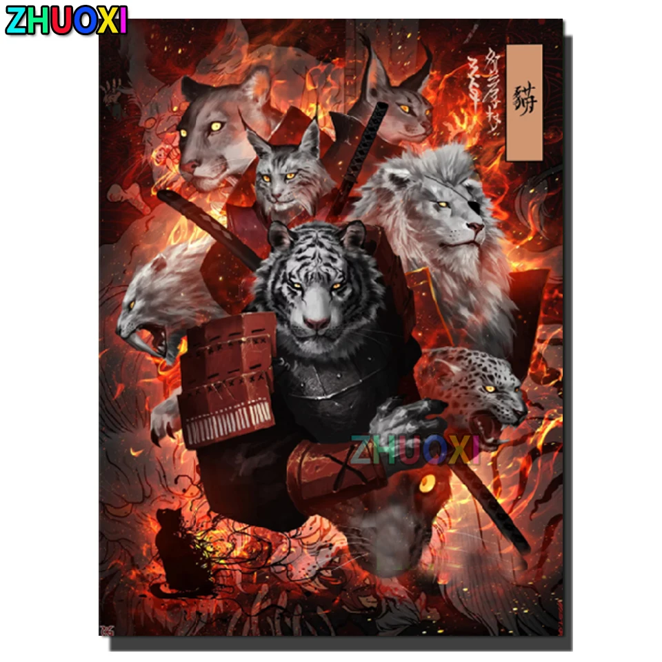 5D Full Square Round Drill Diamond Embroidery Wall Art Japan Anime Tiger Leopard Cat Diamond Mosaic Diy Diamond Painting Sale
5D Full Square Round Drill Diamond Embroidery Wall Art Japan Anime Tiger Leopard Cat Diamond Mosaic Diy Diamond Painting Sale