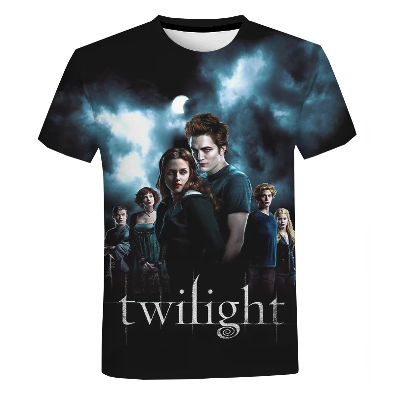 2021 NewThe Twilight Saga 3D Print T-shirt Men Women Summer Fashion Casual Short Sleeves Harajuku Streetwear T Shirt Oversized
2021 NewThe Twilight Saga 3D Print T-shirt Men Women Summer Fashion Casual Short Sleeves Harajuku Streetwear T Shirt Oversized