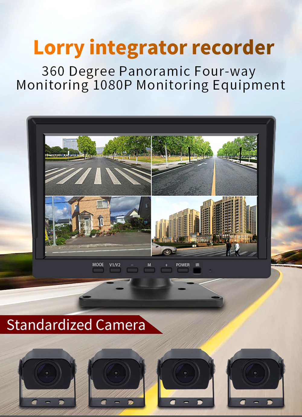 7/10" Screen Truck DVR Parking Monitor AHD 1080P Full HD Night Vision Reverse Image Video Recorder Dash Camera For Bus Truck Car
7/10" Screen Truck DVR Parking Monitor AHD 1080P Full HD Night Vision Reverse Image Video Recorder Dash Camera For Bus Truck Car
