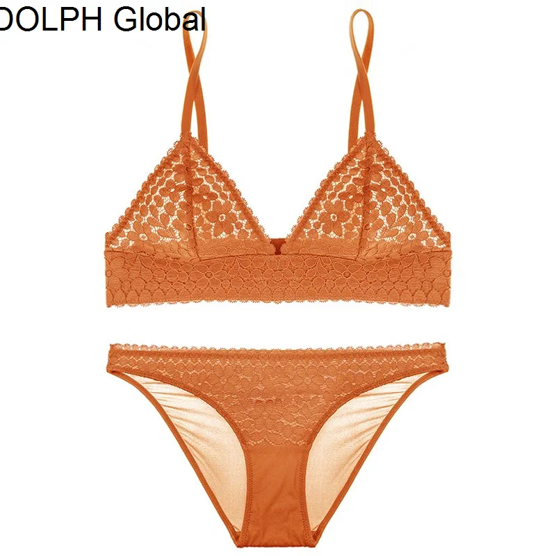 sexy lace underwear women's large chest is small without steel ring ultra-thin triangular cup bra set one hair substitute 
sexy lace underwear women's large chest is small without steel ring ultra-thin triangular cup bra set one hair substitute