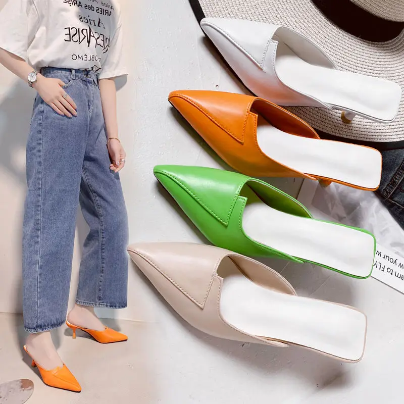 Baotou Sandals Women Shixia Fashion Net Red Pointed Stiletto High Heels Students Wear Fitting Mules Sandals and Slippers
Baotou Sandals Women Shixia Fashion Net Red Pointed Stiletto High Heels Students Wear Fitting Mules Sandals and Slippers