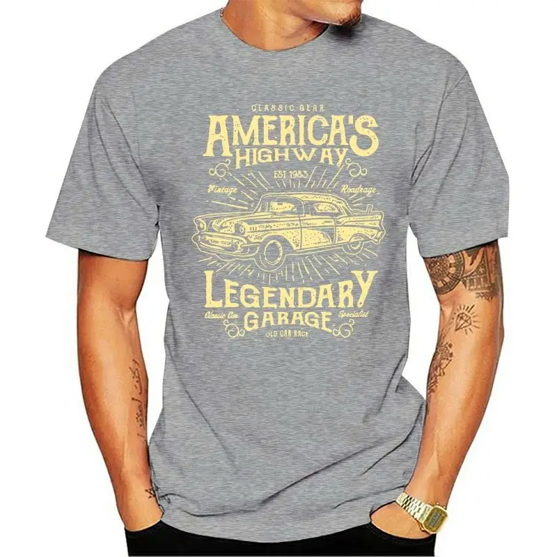 Sales America's Highway Legende Vintage Roadrunner Street Old Car New Short Sleeve Men Men 2018 Summer Round Neck Men's T Shirt
Sales America's Highway Legende Vintage Roadrunner Street Old Car New Short Sleeve Men Men 2018 Summer Round Neck Men's T Shirt