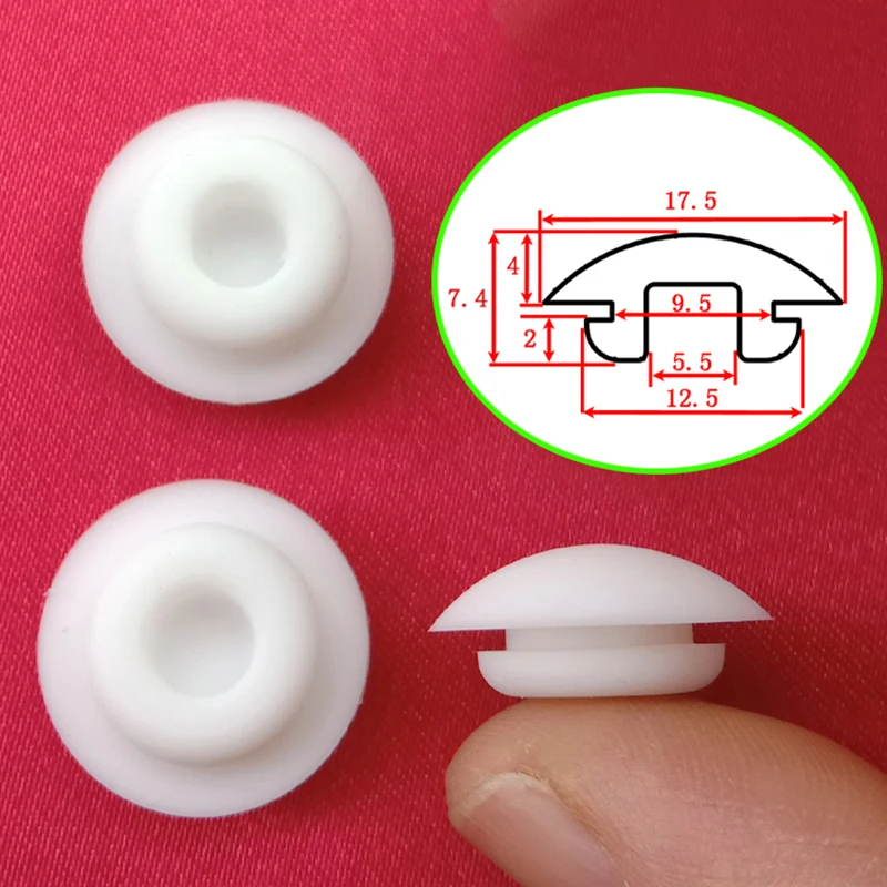 5/10PCS 9.5mm Black/White Arc Silicone Rubber Sealing Plug Snap-On Hole Plugs Blanking End Caps Pipe Tube Inserts Seal Stopper
5/10PCS 9.5mm Black/White Arc Silicone Rubber Sealing Plug Snap-On Hole Plugs Blanking End Caps Pipe Tube Inserts Seal Stopper