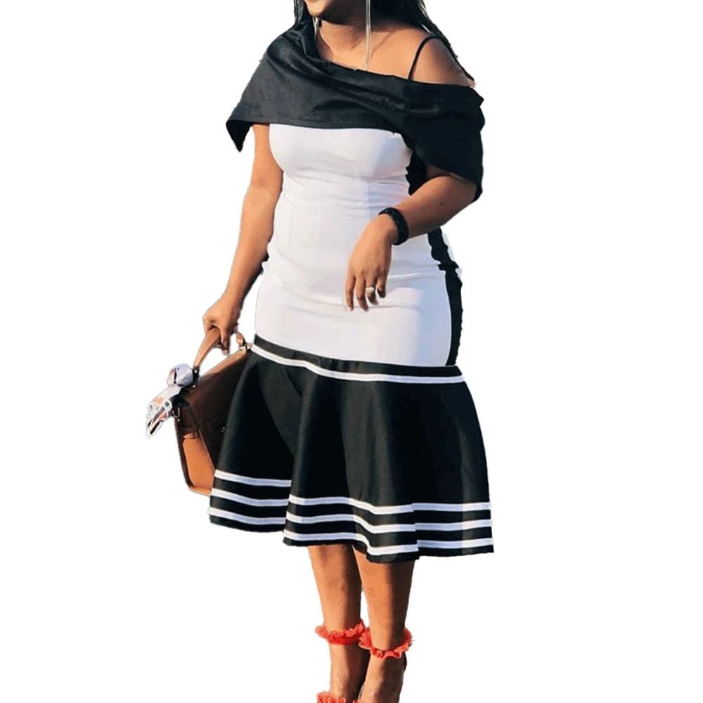 D3049M skirt 2021 summer high waist temperament commuter women's African strapless dress
D3049M skirt 2021 summer high waist temperament commuter women's African strapless dress