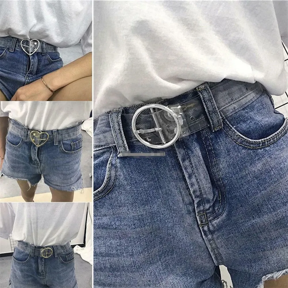 Heart and Circular Transparent Belt Women Cute Waist Strap Adjustable Waistband Pin Buckle Resin Strap for Jeans Dress
Heart and Circular Transparent Belt Women Cute Waist Strap Adjustable Waistband Pin Buckle Resin Strap for Jeans Dress