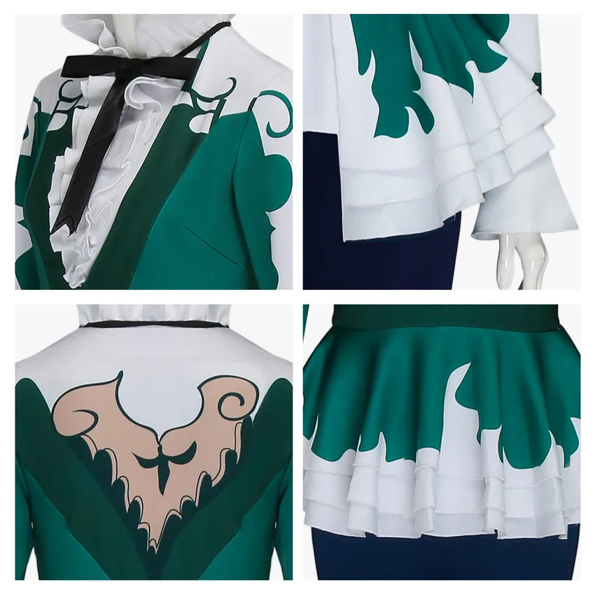 Takerlama Yuri On Ice Cosplay Victor Nikiforov Costumes Green Coat Pants with Necktie Anime Unisex Uniform Suit Sets
Takerlama Yuri On Ice Cosplay Victor Nikiforov Costumes Green Coat Pants with Necktie Anime Unisex Uniform Suit Sets
