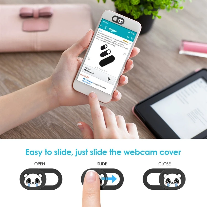 594A 3pcs Cute Panda Webcam Camera Cover Phone Lens protective Cover Camera Masking Sticker Computer Privacy Cover for macBoo
594A 3pcs Cute Panda Webcam Camera Cover Phone Lens protective Cover Camera Masking Sticker Computer Privacy Cover for macBoo