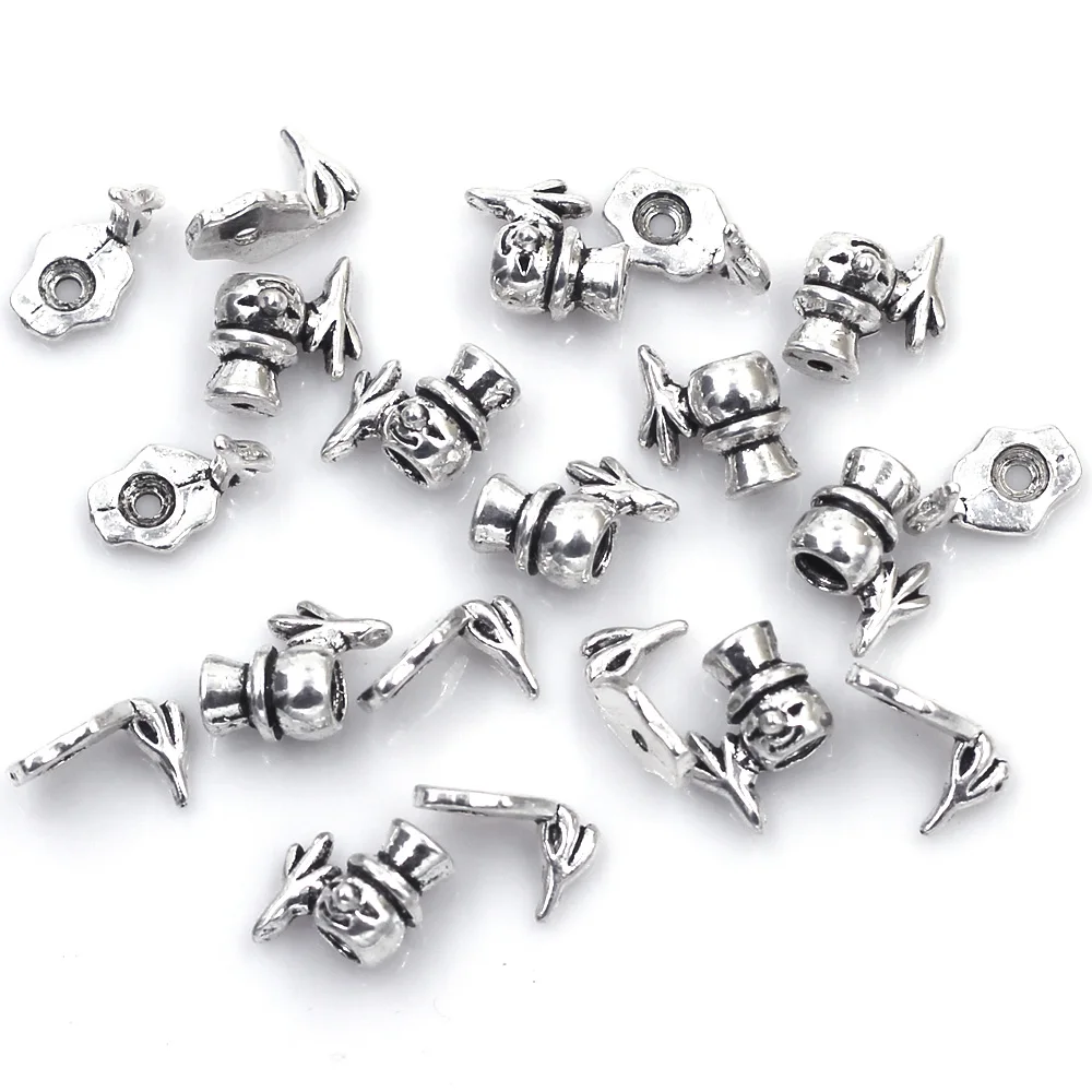 20Sets End Beads Cap Snowman Christmas Day Winter Silver Tone Fit Charms Bracelets Jewelry DIY Findings 13x8mm
20Sets End Beads Cap Snowman Christmas Day Winter Silver Tone Fit Charms Bracelets Jewelry DIY Findings 13x8mm