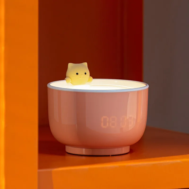 Cat Alarm Clock Night Light USB Charging Can Be Turned on INS Cartoon Style Bedside Atmosphere LED Desk Lamp Decorative Light
Cat Alarm Clock Night Light USB Charging Can Be Turned on INS Cartoon Style Bedside Atmosphere LED Desk Lamp Decorative Light