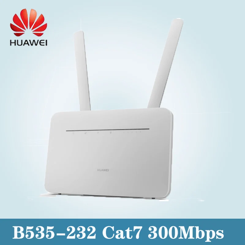 HUAWEI 4G Router 3Pro B535-232 LTE 300Mbpds 2.4GHz SMA ANTENNA Sim Slot Unlocked 4G Wifi Router Wireless CPE
HUAWEI 4G Router 3Pro B535-232 LTE 300Mbpds 2.4GHz SMA ANTENNA Sim Slot Unlocked 4G Wifi Router Wireless CPE
