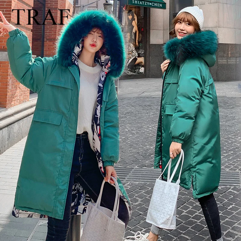 TRAF ZA Women's Winter Jackets 2021 Fashion Coat Woman Clothes Cotton Parkas Outwear Warm Fur Collar Hooded Casual Long Jackets
TRAF ZA Women's Winter Jackets 2021 Fashion Coat Woman Clothes Cotton Parkas Outwear Warm Fur Collar Hooded Casual Long Jackets