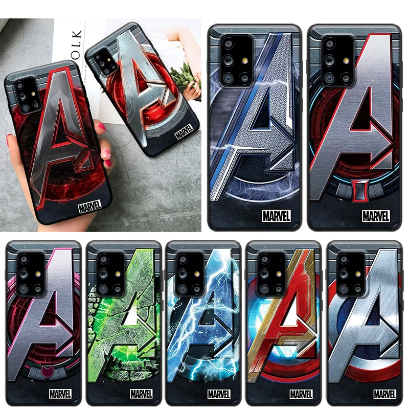 Marvel logo for Samsung Galaxy A52 A51 A72 A71 A32 5G A12 A21S A31 A41 A01 A02 Silicone Soft Black Phone Case
Marvel logo for Samsung Galaxy A52 A51 A72 A71 A32 5G A12 A21S A31 A41 A01 A02 Silicone Soft Black Phone Case