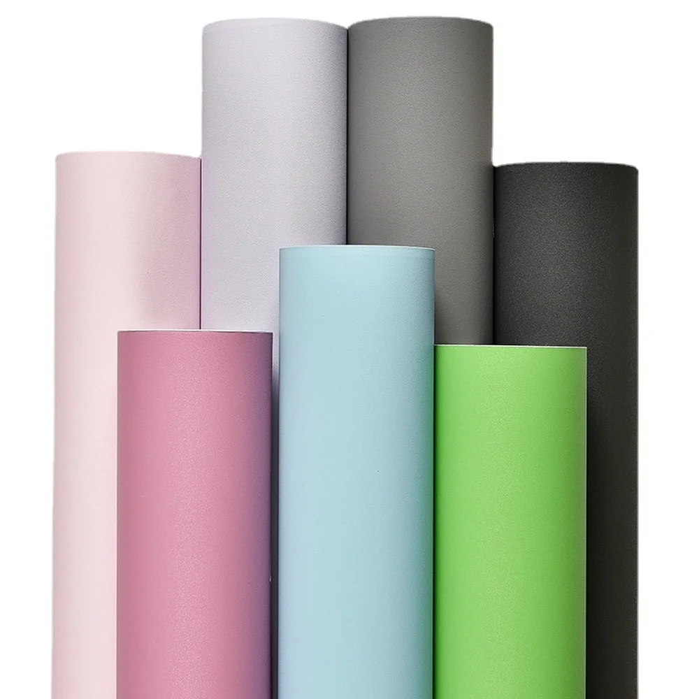 5M Solid Matte Vinyl self adhesive Wallpaper DIY Waterproof Wall Stickers Home Decor Films Living Room Kitchen Door Poster
5M Solid Matte Vinyl self adhesive Wallpaper DIY Waterproof Wall Stickers Home Decor Films Living Room Kitchen Door Poster