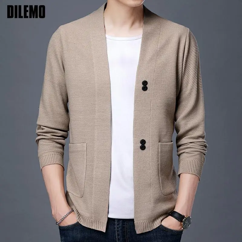 Top Quality New Brand Fashion Knit Cardigan Open Knitted Sweater Men Vintage Casual Coats Jacket Autum Winter Men's Clothing
Top Quality New Brand Fashion Knit Cardigan Open Knitted Sweater Men Vintage Casual Coats Jacket Autum Winter Men's Clothing