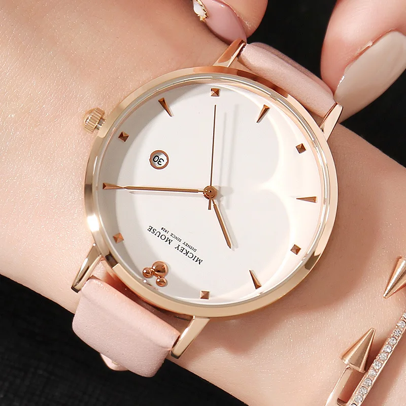 Disney Watch Belt Women's Fashion Trend Calendar Watch Waterproof Simple Five-Color Fashion Women's Watch
Disney Watch Belt Women's Fashion Trend Calendar Watch Waterproof Simple Five-Color Fashion Women's Watch