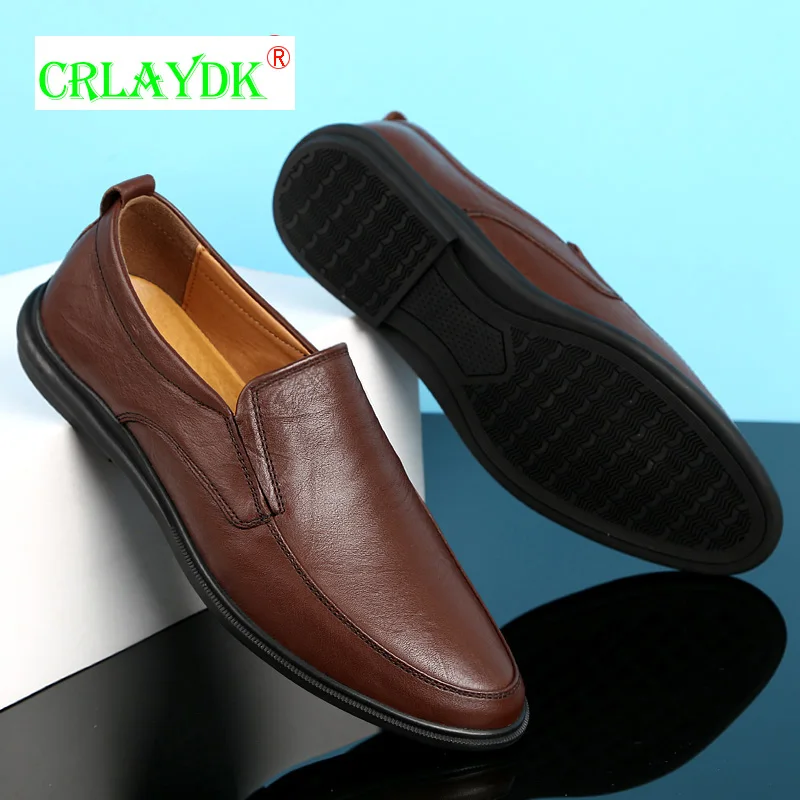 Туфли CRLAYDK мужские деловые, кожаные лоферы, без застежки, повседневная обувь для вождения, деловые мокасины для прогулок, плоская подошва, дл...
Туфли CRLAYDK мужские деловые, кожаные лоферы, без застежки, повседневная обувь для вождения, деловые мокасины для прогулок, плоская подошва, дл...