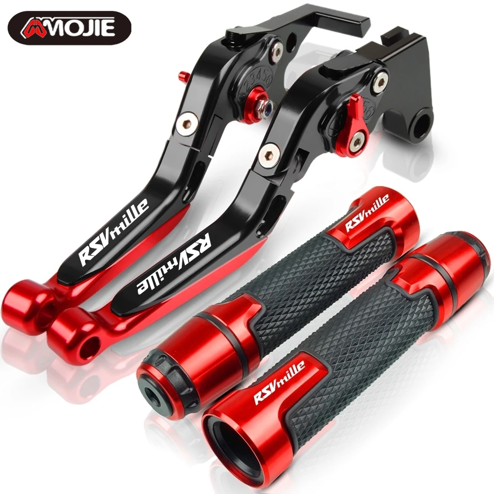 Motorcycle Accessories Extendable Brake Clutch Levers Handlebar Hand Grips For Aprilia RSV MILLE / R 1999 2000 2001 2002 2003
Motorcycle Accessories Extendable Brake Clutch Levers Handlebar Hand Grips For Aprilia RSV MILLE / R 1999 2000 2001 2002 2003
