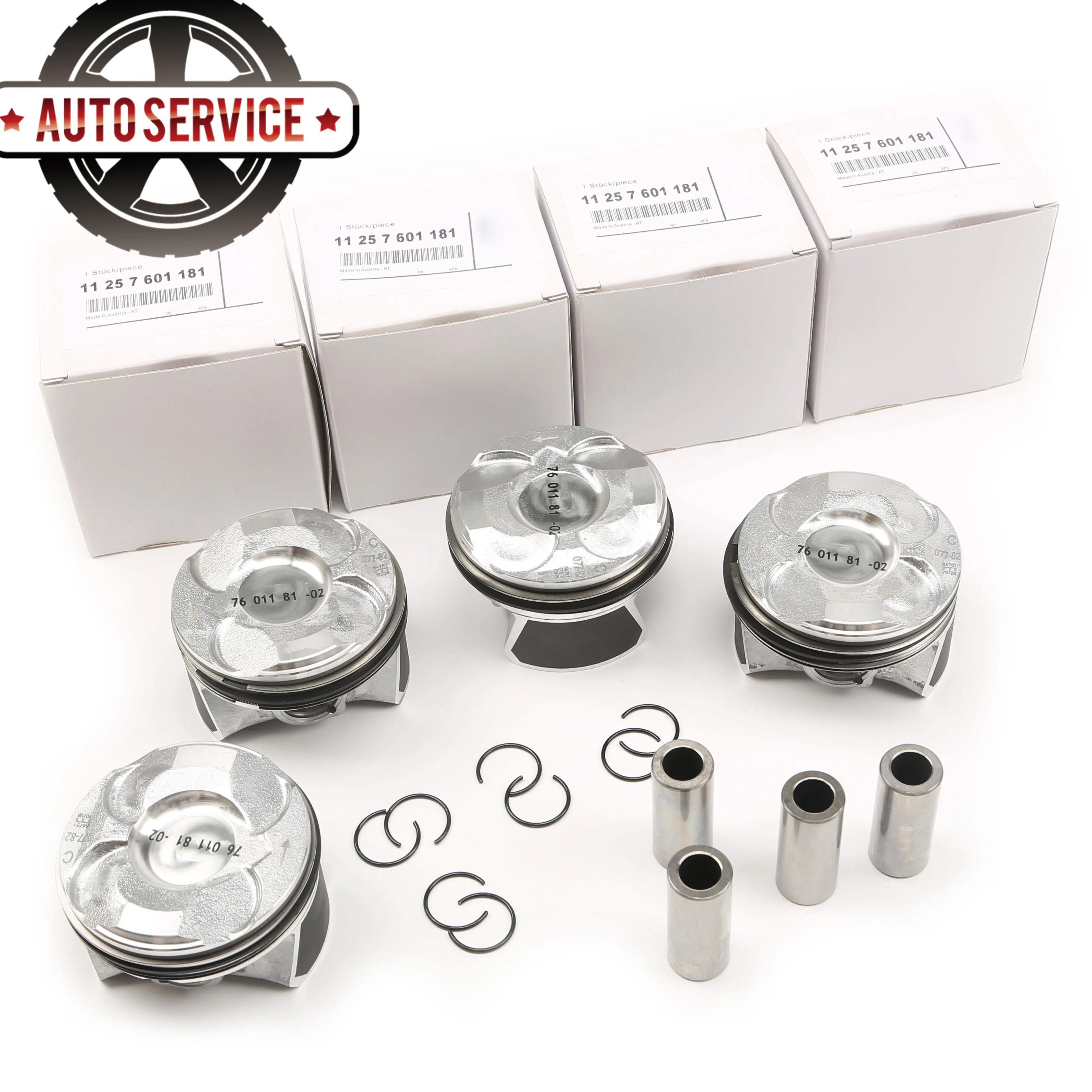 New 11257601077 Piston & Ring Set STD For BMW N13B16A F20 116i 118i 120i Mini N18B16A R56 R57 Coupe R58 Paceman R61 Roadster R59
New 11257601077 Piston & Ring Set STD For BMW N13B16A F20 116i 118i 120i Mini N18B16A R56 R57 Coupe R58 Paceman R61 Roadster R59