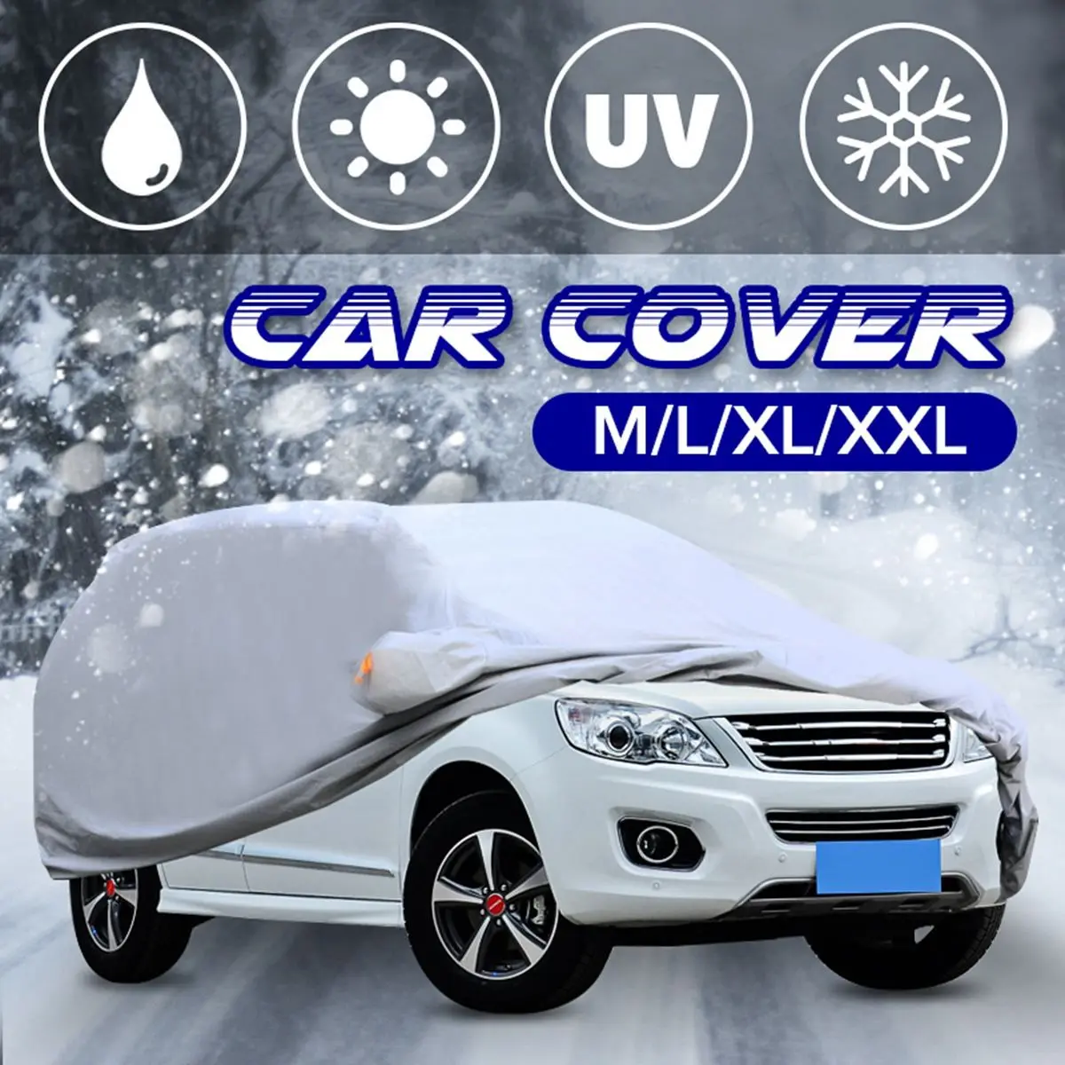Universal Full Car Cover Car Auto Full Cover 450cmx170cm Universal Waterproof Outdoor Against UV Sun Rays Exterior Protection
Universal Full Car Cover Car Auto Full Cover 450cmx170cm Universal Waterproof Outdoor Against UV Sun Rays Exterior Protection