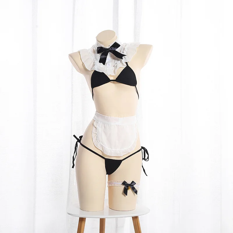 Japanese Cute Sexy Lingerie Split Sexy Maid Three-point Split Set Anime Cosplay Uniform Temptation School Girl Costume Open Bra
Japanese Cute Sexy Lingerie Split Sexy Maid Three-point Split Set Anime Cosplay Uniform Temptation School Girl Costume Open Bra