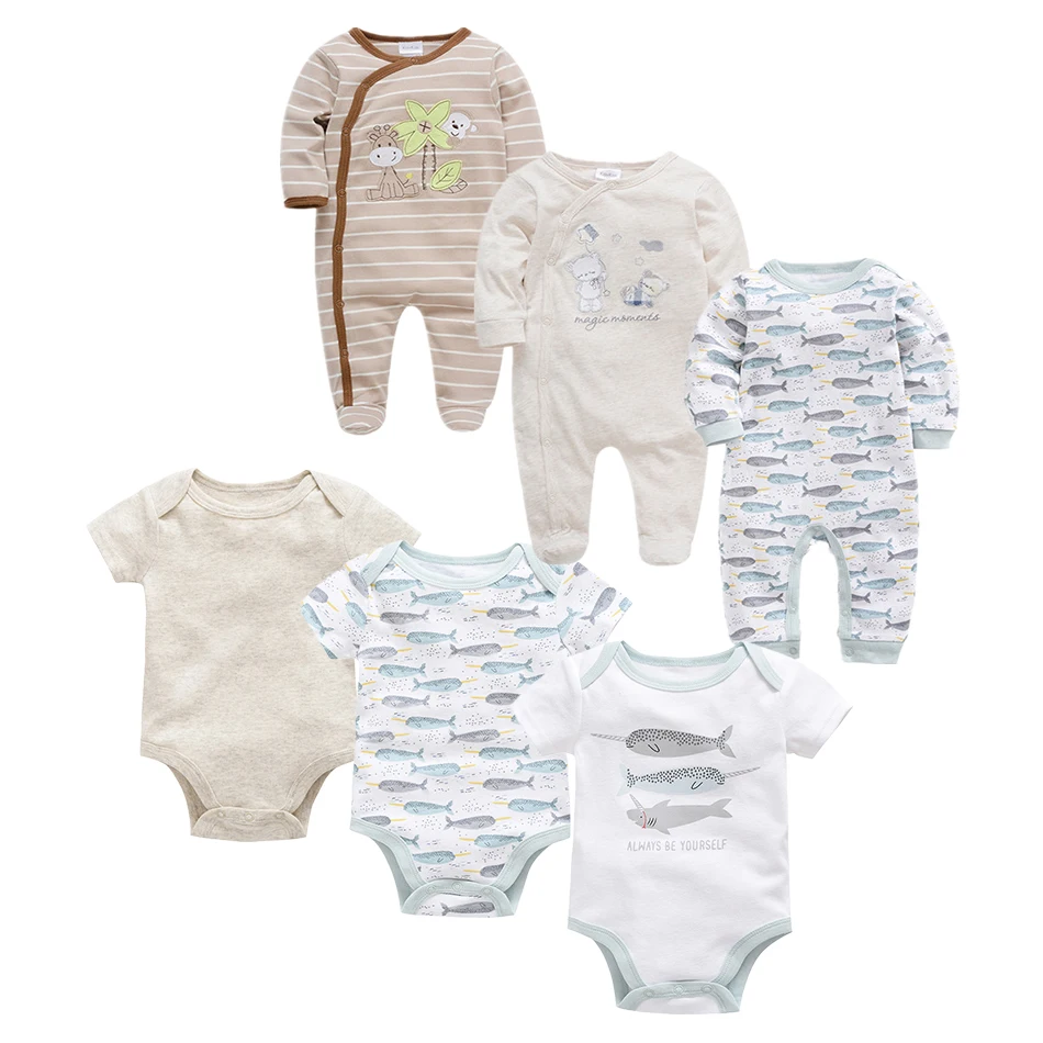 Uniesx Newborn Baby Rompers Sets Clothing 6Pcs/Lot Infant Jumpsuits 100%Cotton Children Roupa De Bebe Girls&Boy Baby Clothes Set
Uniesx Newborn Baby Rompers Sets Clothing 6Pcs/Lot Infant Jumpsuits 100%Cotton Children Roupa De Bebe Girls&Boy Baby Clothes Set
