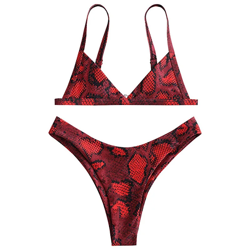 2021 New Arrival Swimwear Sling Bathing Suits Two Pieces Padded Biquini Thong Bikini Snakeskin Breathable Padded Beach Wear
2021 New Arrival Swimwear Sling Bathing Suits Two Pieces Padded Biquini Thong Bikini Snakeskin Breathable Padded Beach Wear