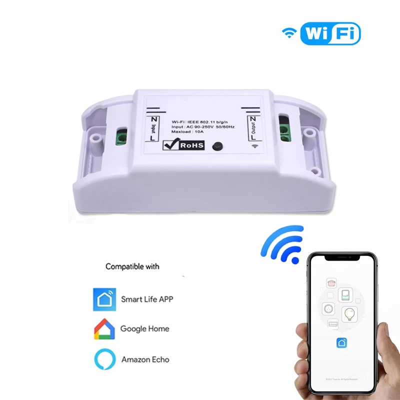 Беспроводной смарт выключатель с поддержкой Wi Fi|Управление умным домом| |