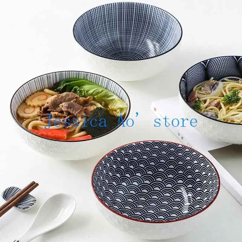 15cm Large Salad Bowl Creative Relief Anti-skid Bowls Set Tableware Japanese Style Ceramic Bowl Nordic Kitchen Mixing Bowl
15cm Large Salad Bowl Creative Relief Anti-skid Bowls Set Tableware Japanese Style Ceramic Bowl Nordic Kitchen Mixing Bowl